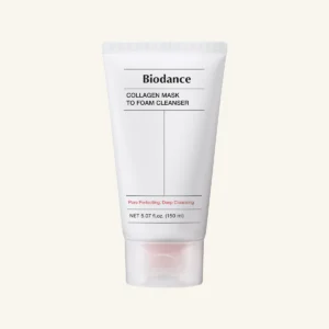 Collagen Mask to Foam Cleanser
